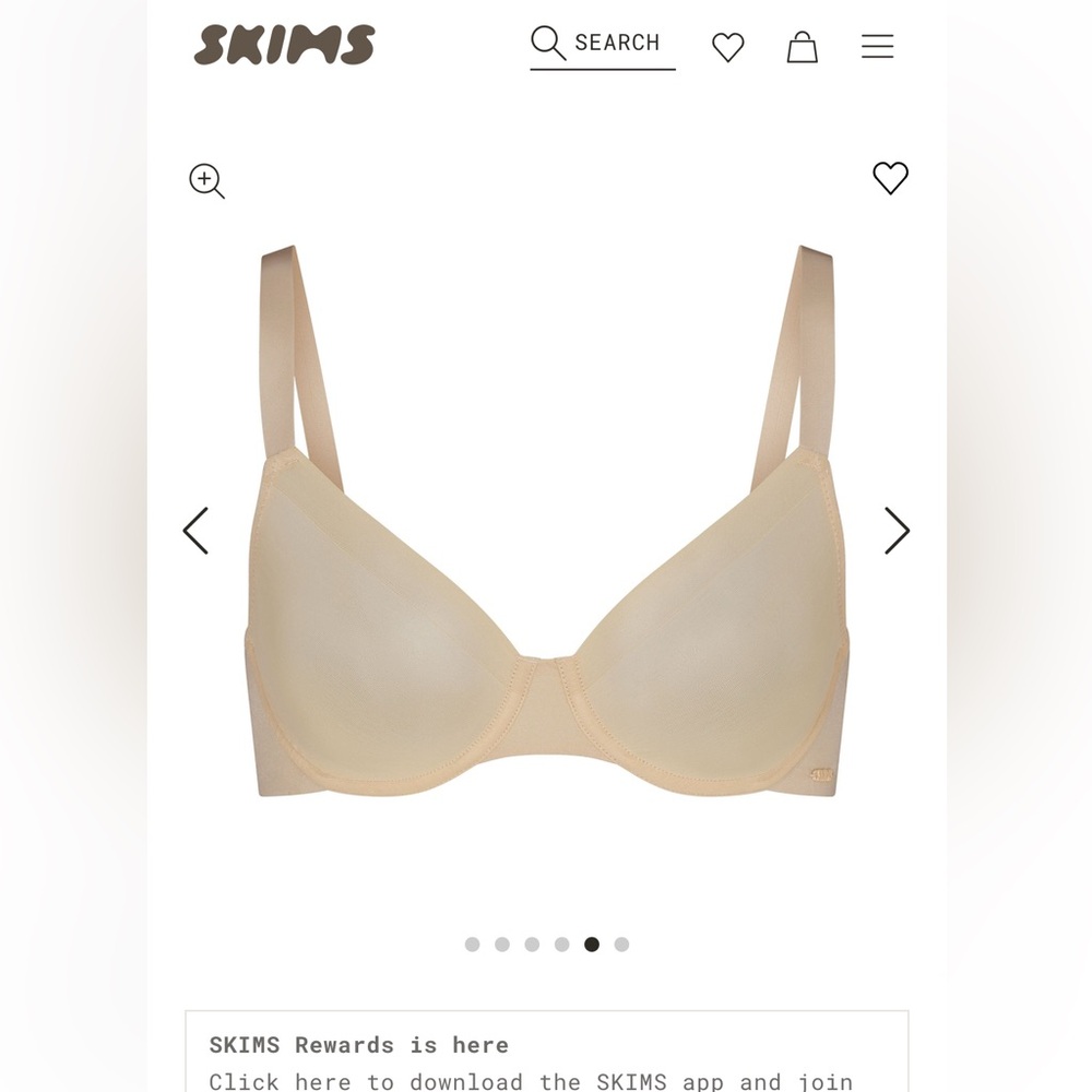 Skims UNLINED DEMI BRA